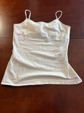 Express Women's Best Loved Bra White Slim Spaghetti Strap Camisole